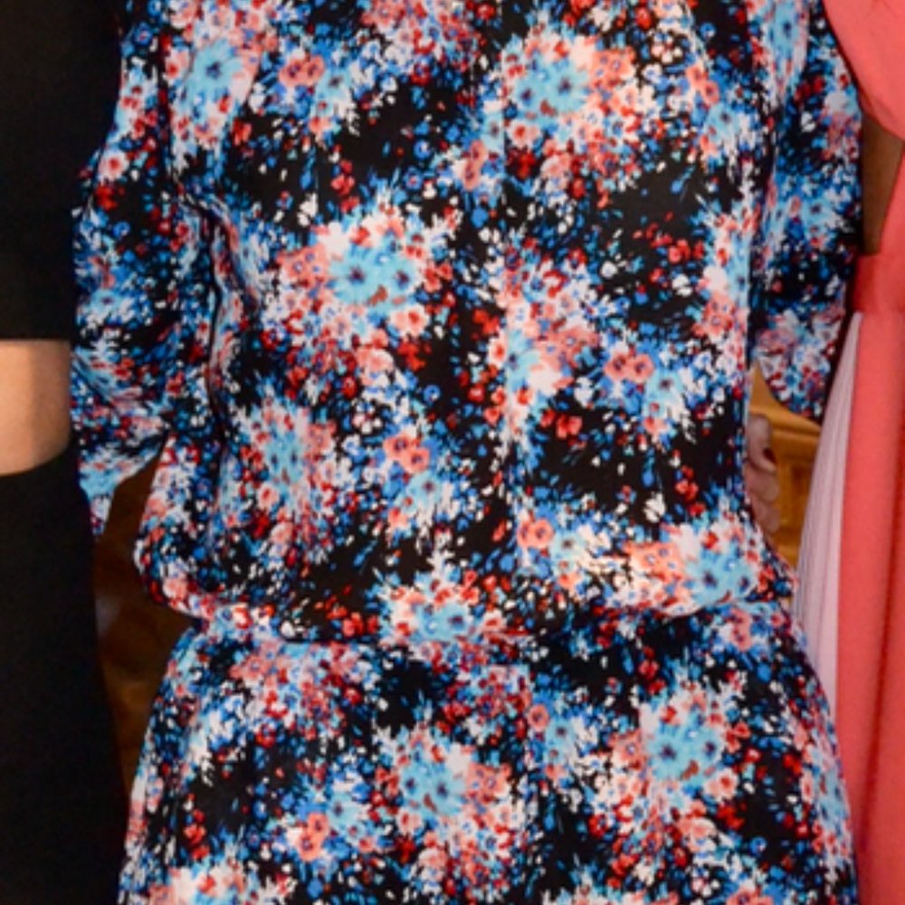 Design Lab Floral Romper View 3